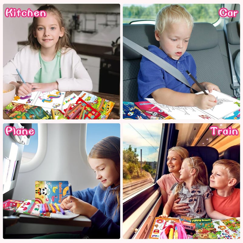 Kalysky 15Pack Bulk Coloring Books (5.9 * 8.5 inch) for Kids Ages 2-4 4-8  Kids Party Favors Carnival Prizes Goodie Bag Stuffer Classroom Activity Supplies Activity Books for Kids - Image 4